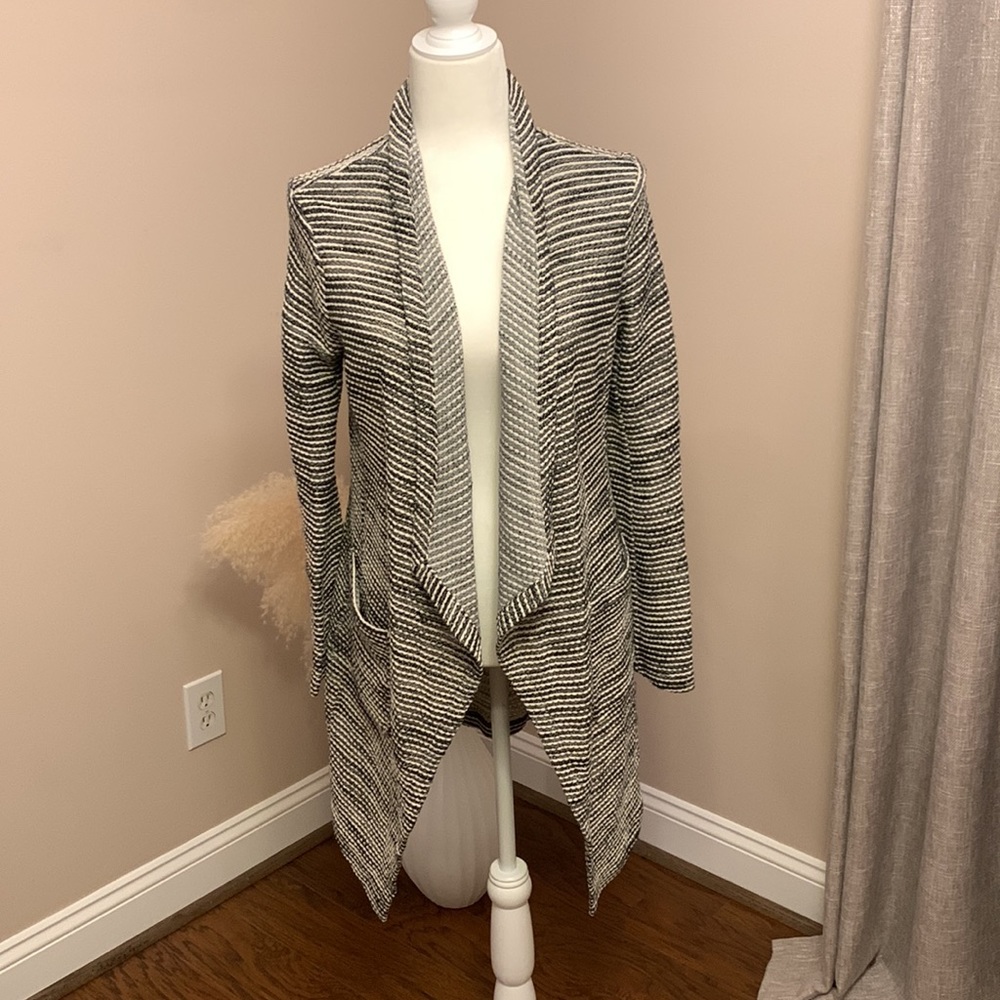 Bagatelle Xsmall Draped Open Front Long Cardigan … - image 2